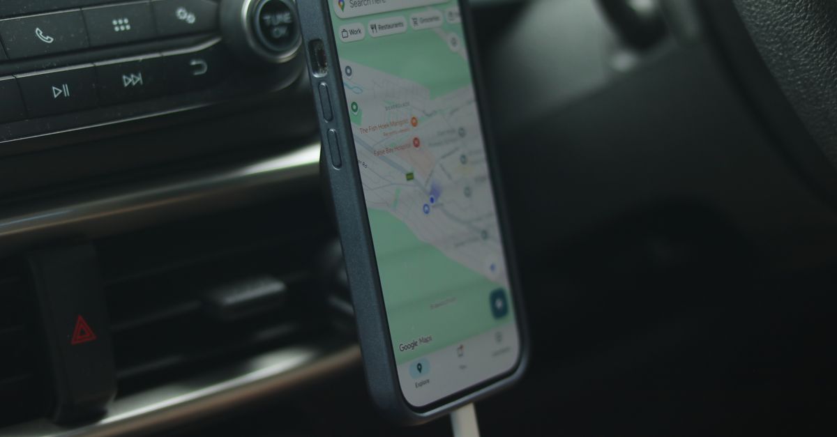 Carte de localisation sur un iPhone affichant la position d'un appareil Apple